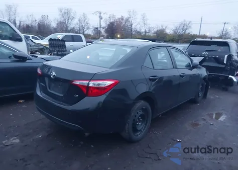 2016 Toyota Corolla Le из США, поврежденный, VIN 2T1BURHE0GC649623